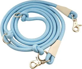 8.5ft Hands Free Nylon Rope Leash - Adjustable Crossbody Dog Walking Leash