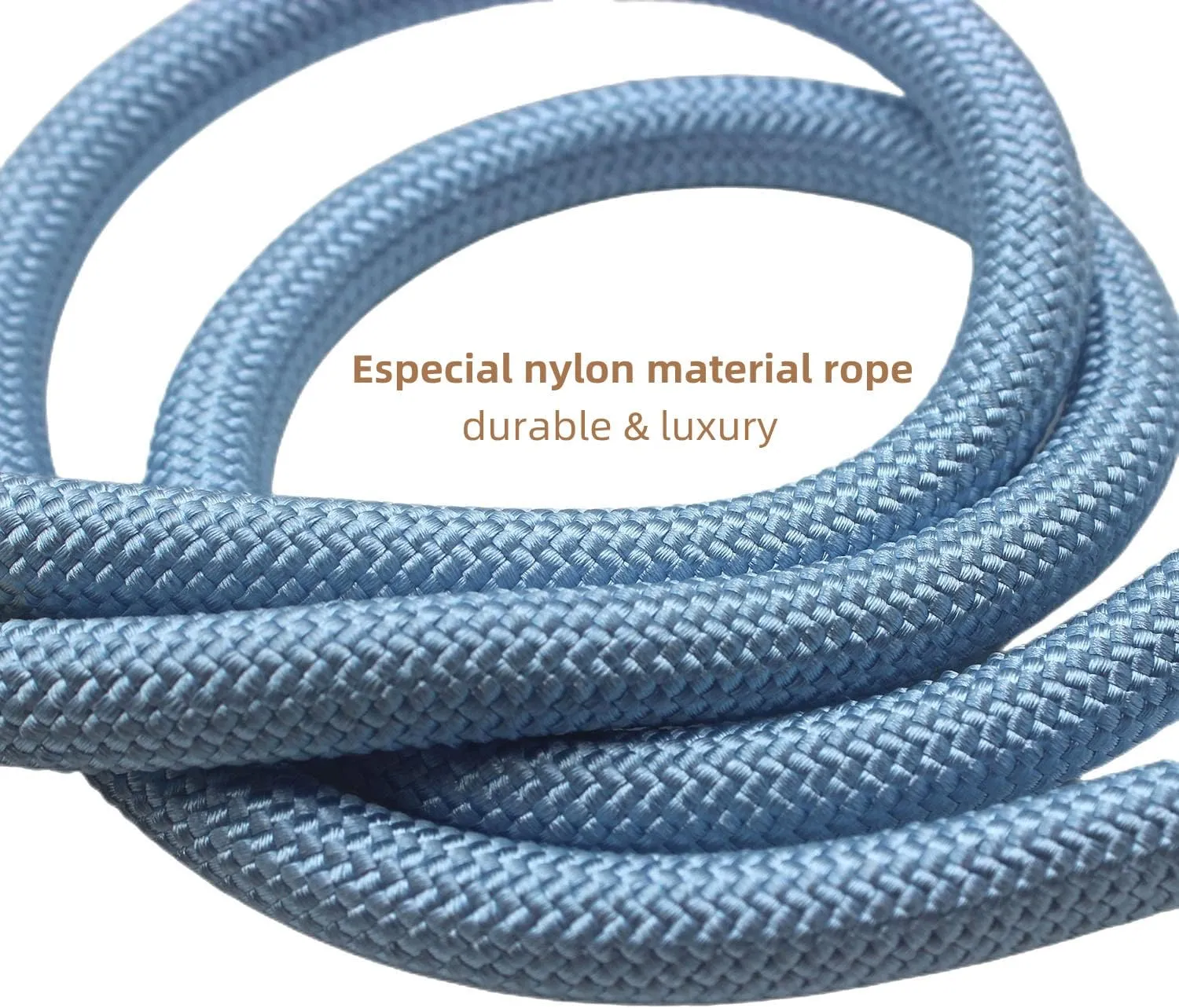 8.5ft Hands Free Nylon Rope Leash - Adjustable Crossbody Dog Walking Leash