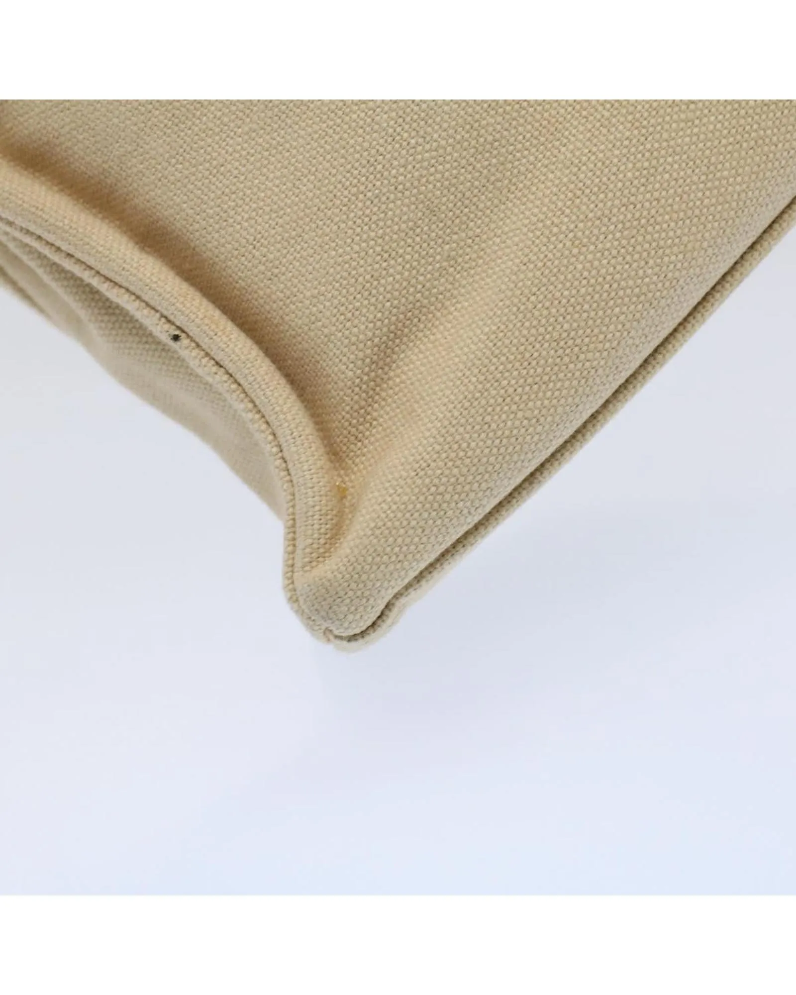 Beige Canvas Hand Bag with Nova Check Pattern