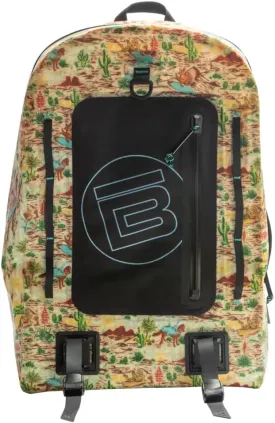 BOTE Highwater Backpack Waterproof Outdoor Zipper Dry Bag 28 Liter Capacity Molle Straps Fully Submersible Watersports Kayaking Fishing Hunting Boating