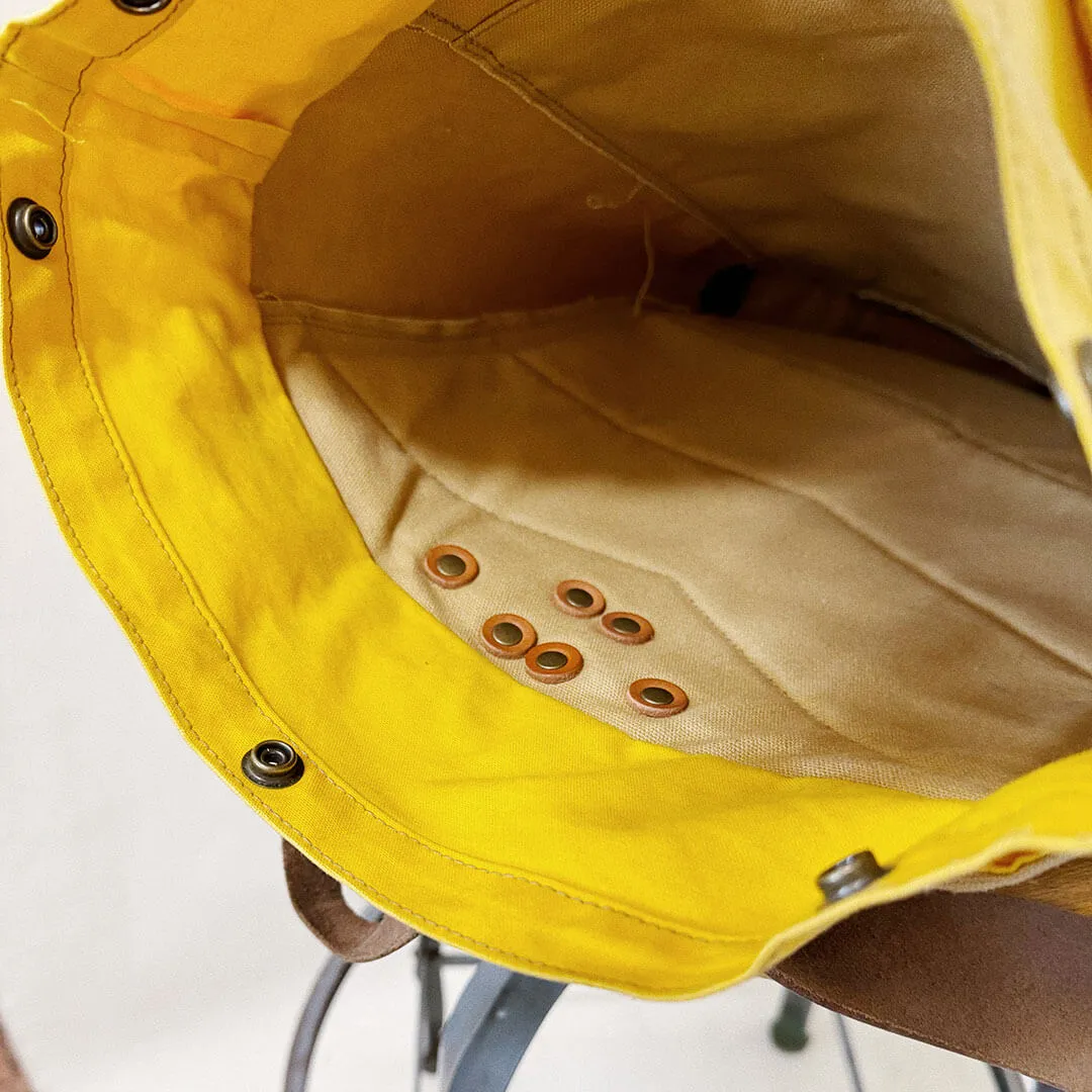 Canvas Snap Top Backpack