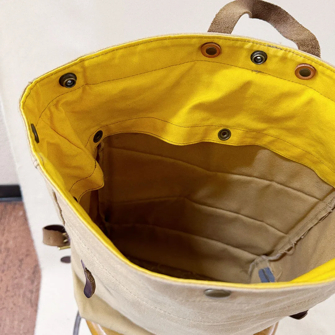 Canvas Snap Top Backpack
