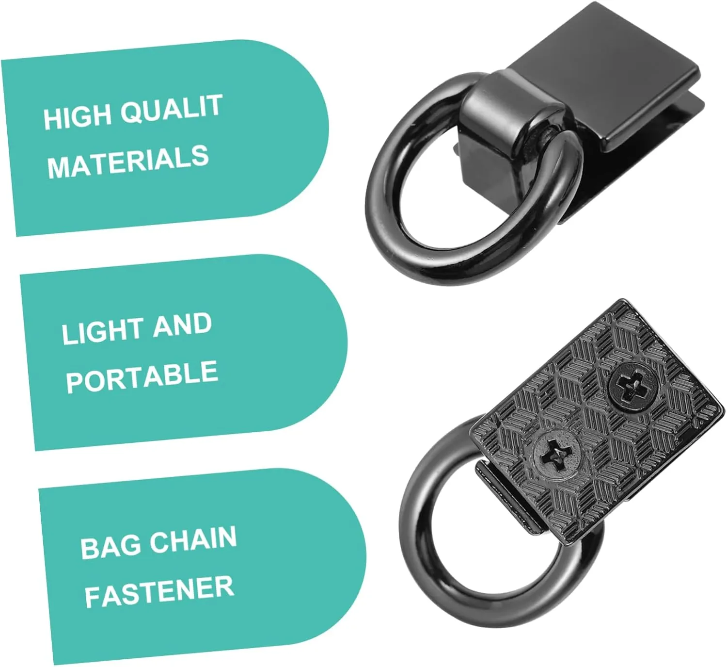 HAPINARY DIY Handbag Buckle Chain Bag Hanging Buckle Chain Link Purse for Women