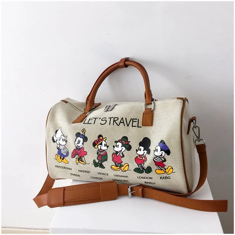 Mickey cartoon canvas handbag