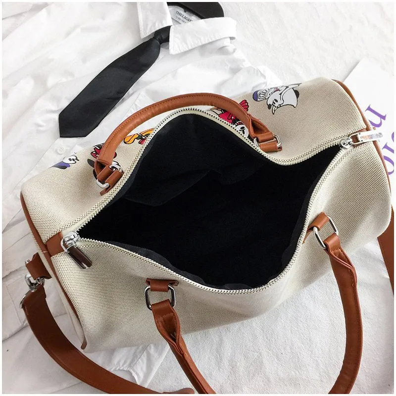 Mickey cartoon canvas handbag