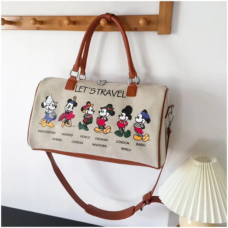 Mickey cartoon canvas handbag