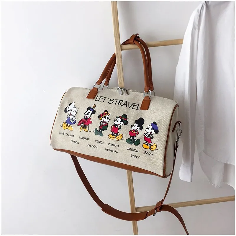 Mickey cartoon canvas handbag