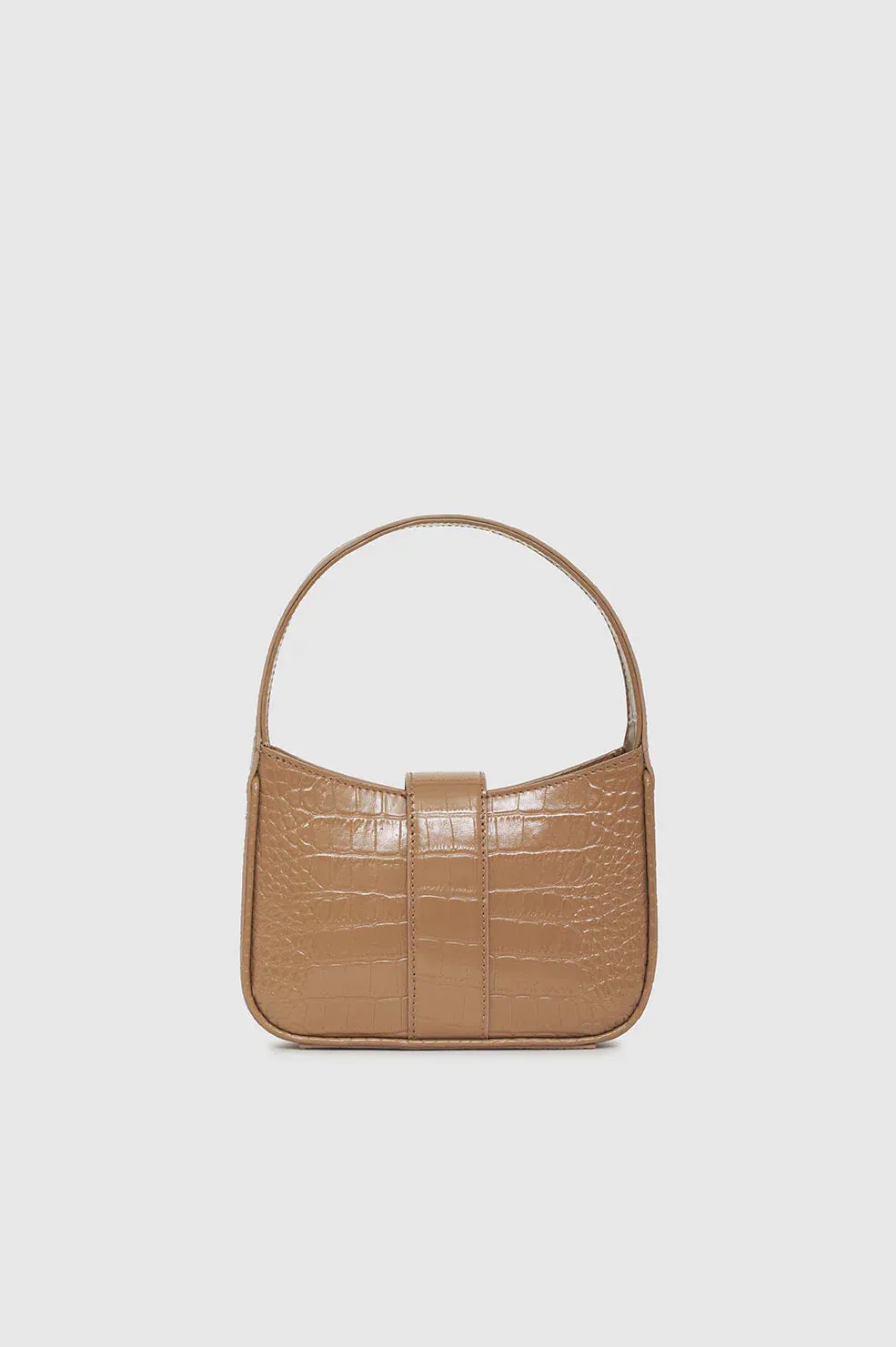 Mini Cleo Bag - Camel Embossed