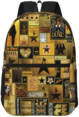 Musical Backpack, Casual, Durable & Waterproof Laptop Travel Companion for Music Lovers