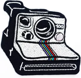 Retro Camera Polaroid Photography Cartoon Children Kid Patch Clothes Bag T-Shirt Jeans Biker Badge Applique Iron on/Sew On Patch