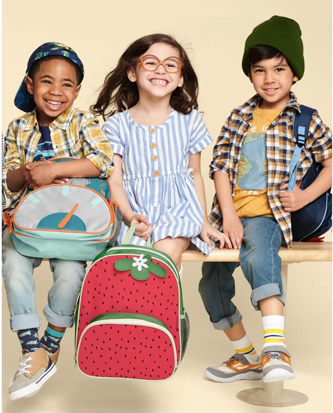 Skip Hop Sparks Little Kid's Backpack, Preschool Ages 3-4, Strawberry