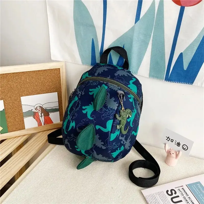 Small Personalized Dinosaur Canvas Backpack