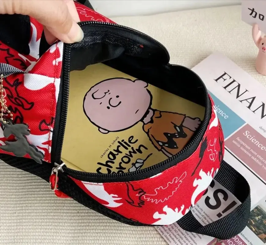 Small Personalized Dinosaur Canvas Backpack