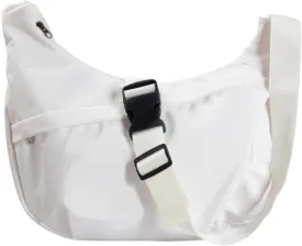 Small Sling Crossbody Bags for Women and Men, Crescent Crossbody with Adjustable Strap, 4 Zipper Pockets for Workout, Daily