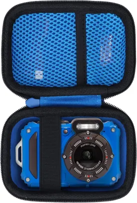 Storage Case Compatible with KODAK PIXPRO WPZ2 Rugged Waterproof Shockproof Dustproof Digital Camera (Blue   Black Case)