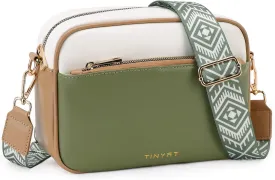 TINYAT Crossbody Bag for Women Small Cross body Purse With Adjustable Wide Strap Women Shoulder Handbags Purse