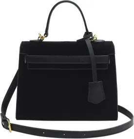 Top Handle Satchel Vintage Top Handle Bag Suede Leather Women Handbags Purse Mini Satchel Bags Shoulder Bag for Women