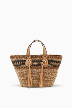 Ulla Johnson - Seaview Day Basket in Sand Stripe